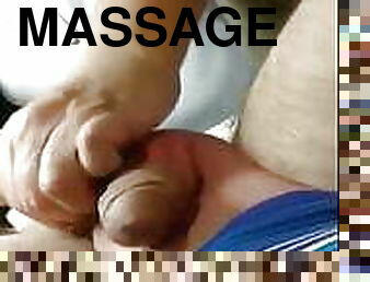 massage, brésil, femme-habillée-mec-nu