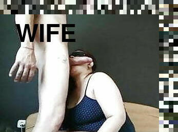 Hubby fuck his wife&#039;s mouth