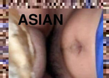 asiatique, ejaculation-sur-le-corps, interracial, ados, hardcore, maison, maman, ejaculation-interne, butin, petit-ami