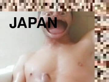 asiatique, baignade, masturbation, amateur, énorme-bite, japonais, branlette, sale, anime, douche