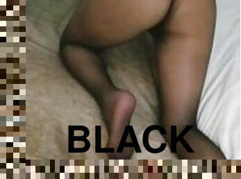 Colombian teen models black pantyhose