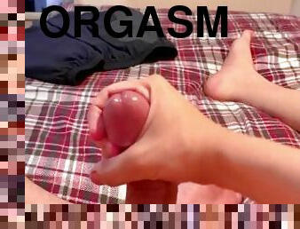 énorme, orgasme, pisser, ejaculation-sur-le-corps, ados, pieds, ejaculation, petite, blanc