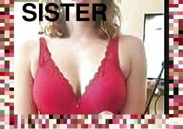 stepsister deepthroat amateur  blowjob lovely busty blonde p