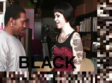 Tattooed Chic Plays With A Dildo And Gets Fucked By A Black Cock