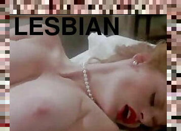 lesbiana, estrella-del-porno, vintage, clásico, retro