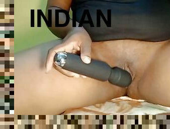 Indian sexy self fucking sex toy