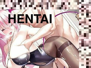 groß-titten, orgamus, strumpfhosen, schulmädchen, spritzen, babe, creampie, strümpfe, anime, hentai