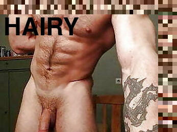 poilue, masturbation, amateur, énorme-bite, gay, ejaculation, webcam, musclé, minet