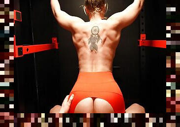 Gym Porn Sex In The Squat Rack