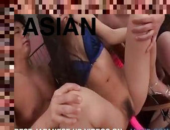 asiatique, anal, hardcore, japonais, ejaculation-interne, chevauchement, gode, incroyable