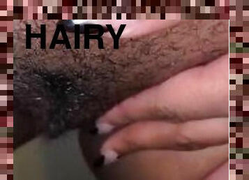 Hairy fucking pussy!