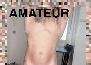 amateur, énorme-bite, gay, fétiche, musclé, salle-de-gym, tatouage, bite