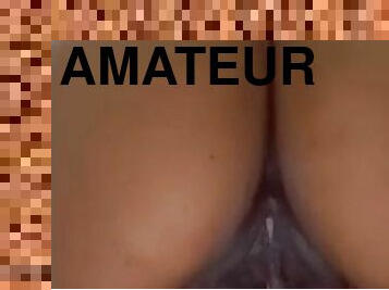 AMATEUR EBONY SPREADS PINK PUSSY