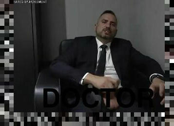 Doctor instructs patient to huff and jerk off PREVIEW