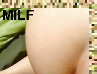 cul, levrette, chatte-pussy, amateur, milf, jouet, maison, maman, couple, point-de-vue