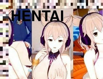 massage, anime, hentai