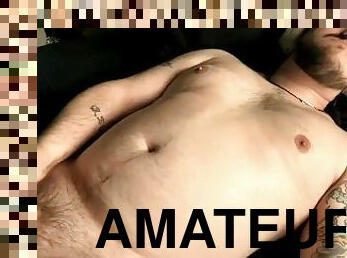 masturbation, amatör, cumshot, gigantisk-kuk, leksak, smutsig, sprut, ensam, kuk