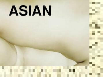 asiatisk, store-patter, amatør, milf, japans, massage, creampie