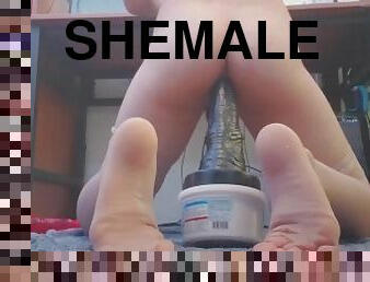 masturbation, shemale, amatör, anal, leksak, transa, dildo