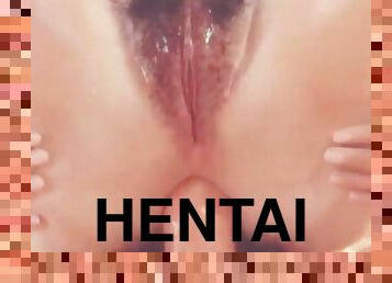 asien, arsch, groß-titten, muschi, anal-sex, japanier, hentai, süße, reiten, titten