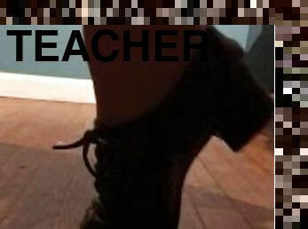 (NO TALKING) Heels Clicking Against Floor Teacher POV Milf Feet Roleplay Giantess