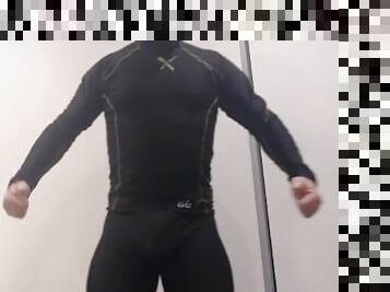 flyin in spandex compression lycra