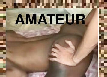 cul, amateur, anal, énorme-bite, butin, bite