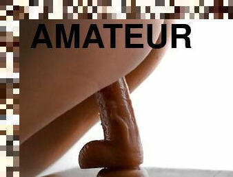 masturbação, orgasmo, cona-pussy, amador, brinquedo, loira, dildo, desobediente, sozinho, freira