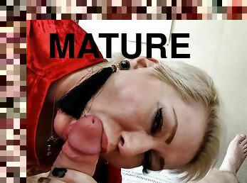 Dick In The Mouth Of A Mature Lady )) Dont Be Afraid Of Mommy - Just Fuck Her In The Mouth! )