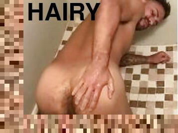 Pissing On His Hairy Hole