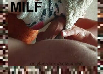 femme, amateur, ejaculation-sur-le-corps, milf, maison, couple, pieds, ejaculation, pute, britannique