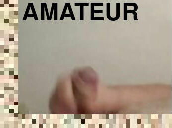 masturbation, amateur, ejaculation-sur-le-corps, gay, jeune-18, solo