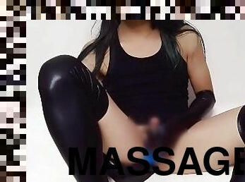 asiatique, masturbation, transsexuelle, anal, ejaculation-sur-le-corps, branlette, massage, fétiche