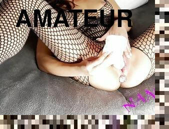 gros-nichons, masturbation, chatte-pussy, amateur, anal, ados, jouet, branlette, double, salope