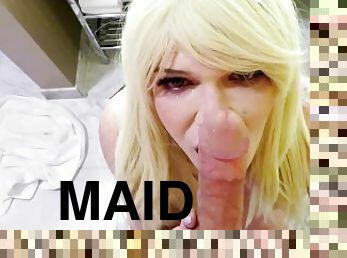 Taking Sissy Maid Khloe Cox  Ass POV