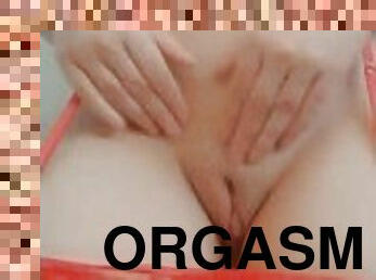 gros-nichons, clito, masturbation, orgasme, amateur, ados, doigtage, seins, solo