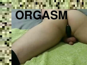 orgasmo, amador, anal, tiro-ao-alvo, brinquedo, gay, ejaculação, europeia, euro, sozinho