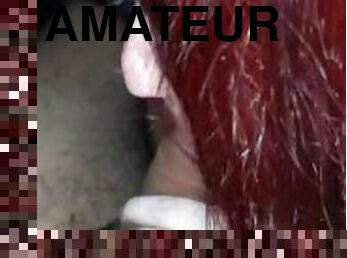 culo, público, amateur, mamada, polla-enorme, pareja, pelirroja, zorra-slut, primera-persona, corrida