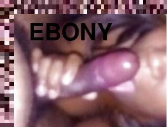 Ebony sucking bbc