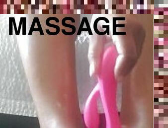 masturbation, orgasme, amateur, ébène, jouet, massage, pieds, solo, réalité