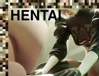 groß-titten, anal-sex, japanier, beute, hentai, reiten, titten, weiß