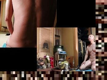 asiatique, amateur, gay, japonais, solo, musclé, réalité, séance-dentraînement