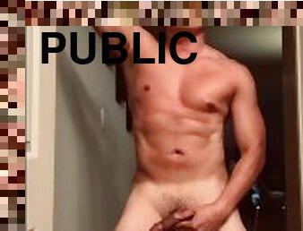 Locker Room Sink Naked and Jerk Off