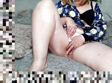 cul, masturbation, orgasme, chatte-pussy, russe, amateur, milf, maman, belle-femme-ronde, joufflue