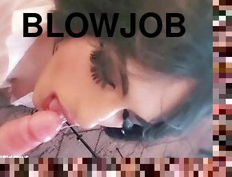 waria-shemale, blowjob-seks-dengan-mengisap-penis, cumshot-keluarnya-sperma, arab, orang-yang-bertukar-kelamin, sperma, cantik, boneka-cantik