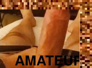 masturbation, amateur, énorme-bite, solo, bite