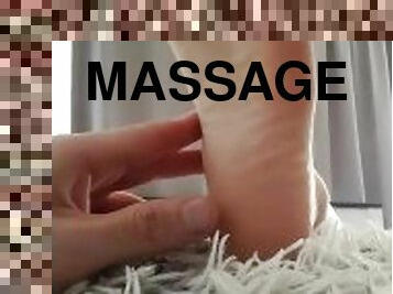 Gentle feet massage