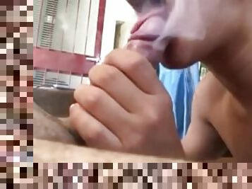 Smoking Deepthroat to my boyfriend on vacation!