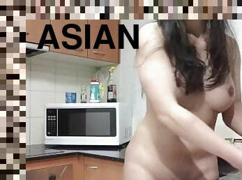 asiatique, cul, gros-nichons, masturbation, amateur, babes, ladyboy, seins, solo