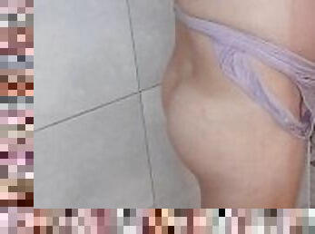 mandi, payudara-besar, puting-payudara, hamil, vagina-pussy, isteri, suami, teransang, mandi-shower